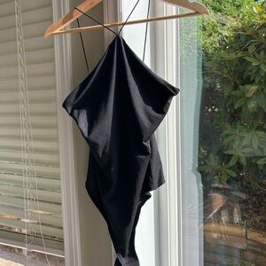 NEW never worn halter black bodysuit